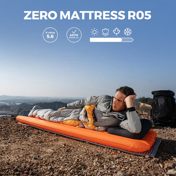 FLEXTAILGEAR Zero RO5 Ultralight Camping Sleeping Mat (Regular Plus)
