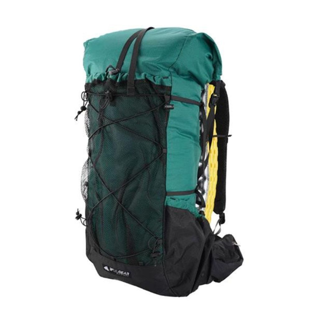 3F UL GEAR Qidian 40+16 Ultralight Hiking Backpack Green side