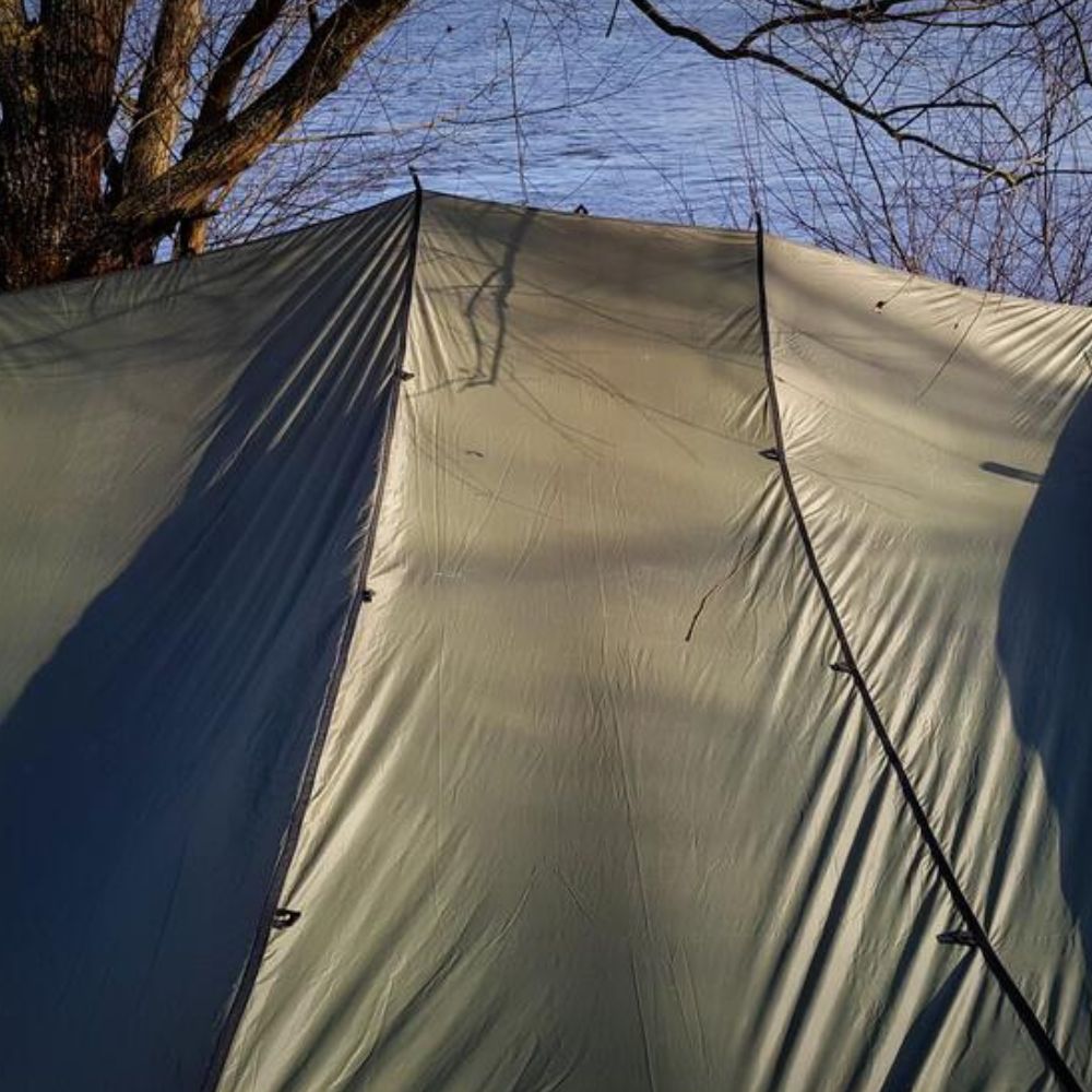 Bushmen 4×4m Thermo Tarp (Olive) top