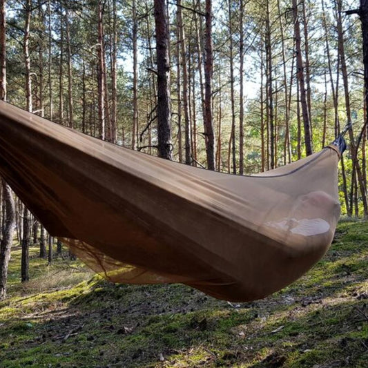 Bushmen Desert Hammock Mosquito Net in woods