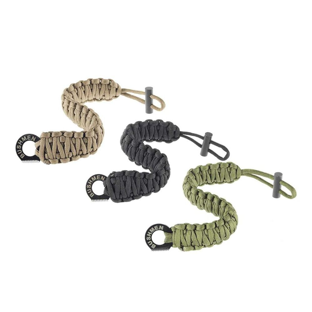 Bushmen Survival Bracelet 6m stock image of bracelets