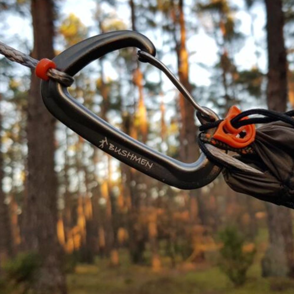 Bushmen Ultralight Carabiner in the forest