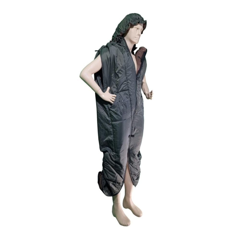 Bushmen Walker 1L Sleeping Bag (Olive) in  use