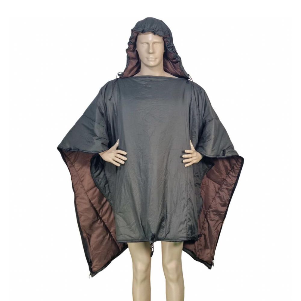 Bushmen Walker 1XL Sleeping Bag (Olive) stock image wearing