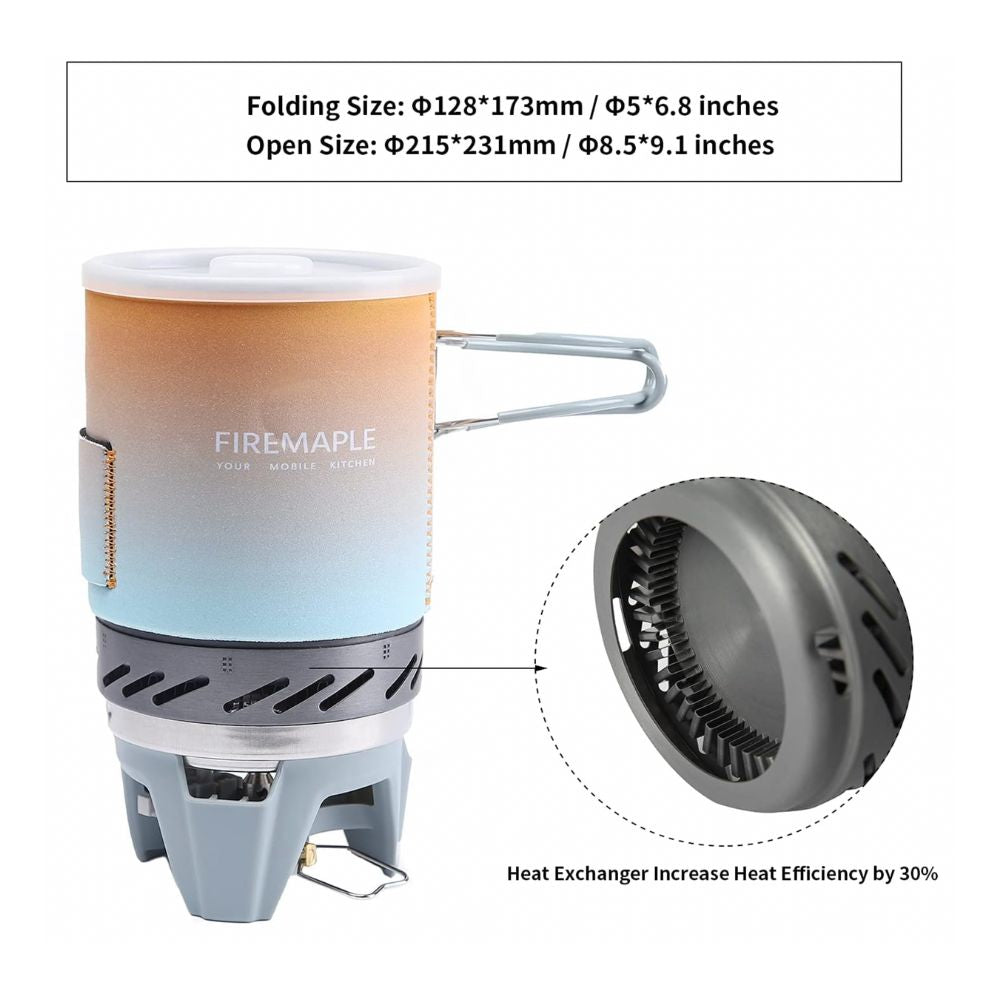 Firemaple Star X1 Fixed Cooking System (Gradient) size