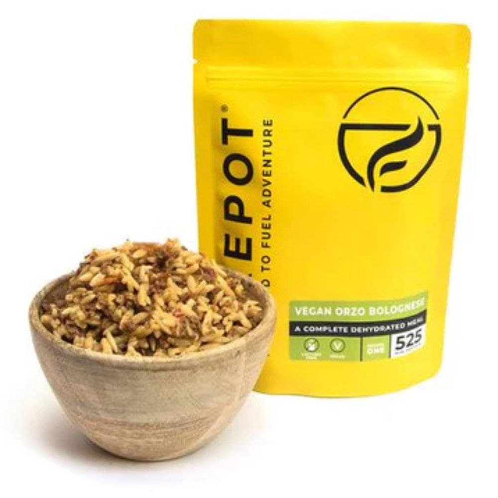 Firepot Vegan Orzo Bolognese - Regular (135g) in bowl
