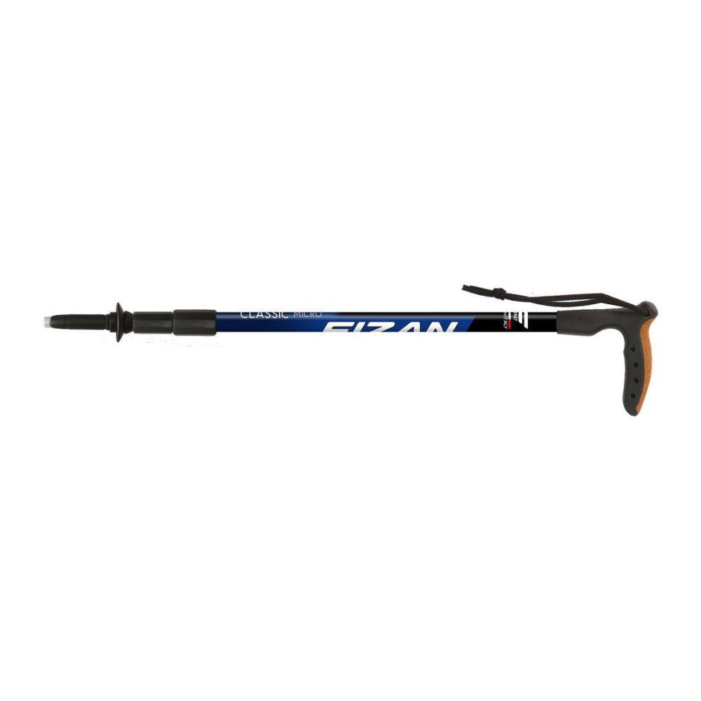 Fizan Classic Micro Walking Pole (Blue/Single) stock image