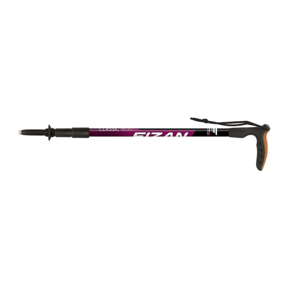 Fizan Classic Micro Walking Pole (Red/Single) stock image