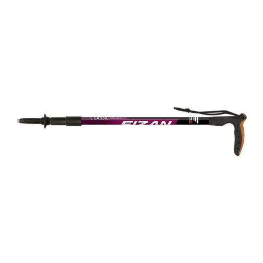 Fizan Classic Micro Walking Pole (Red/Single) stock image