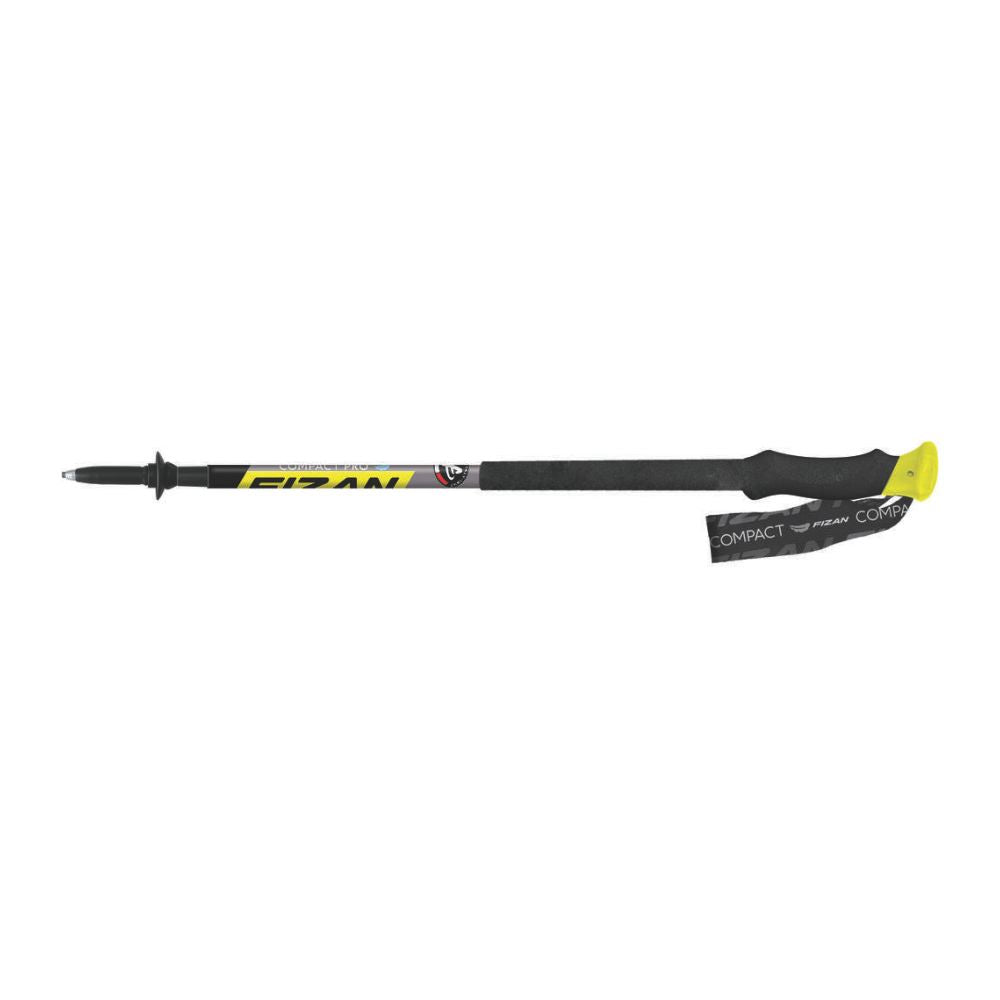 Fizan Compact Pro Trekking Poles (Yellow/Pair) stock image