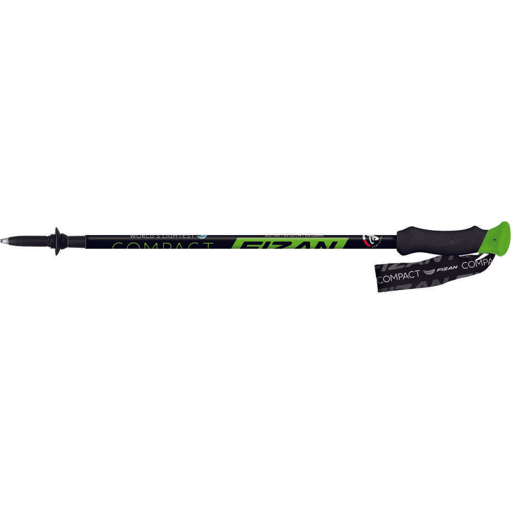 Fizan Compact Trekking Poles (Green/Pair) stock image