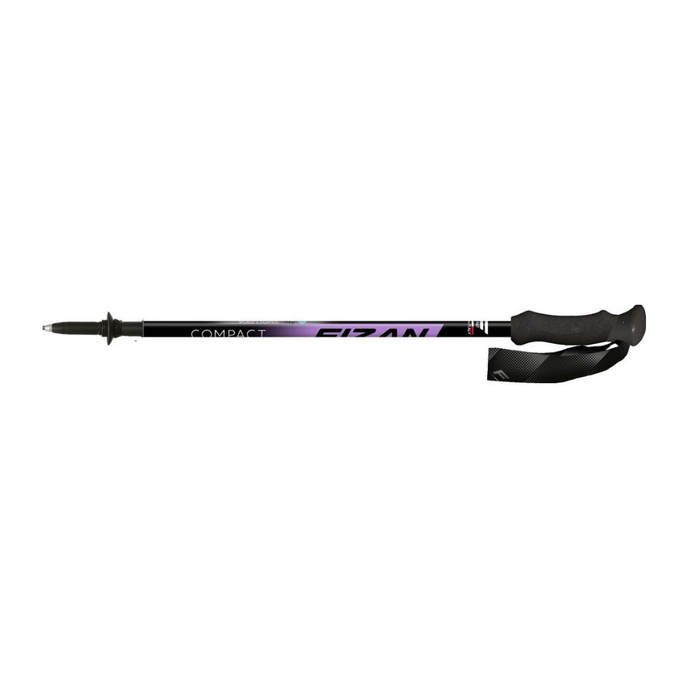 Fizan Compact Trekking Poles (Violet/Pair) stock image