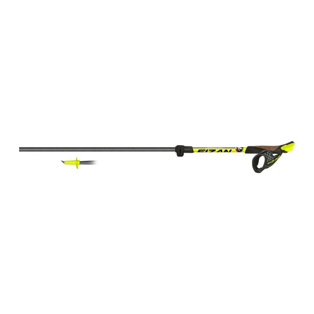 Fizan NW Speed Nordic Walking Poles (Yellow/Pair) stock image