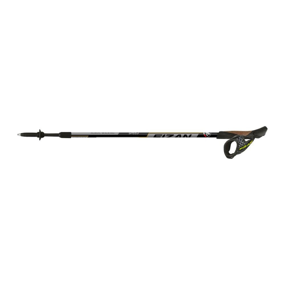 Fizan NW Speed Nordic Walking Poles (Black/Pair) stock image