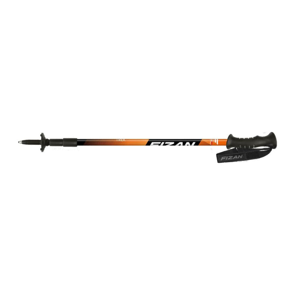 Fizan Trek Trekking Poles (Orange/Pair) stock image