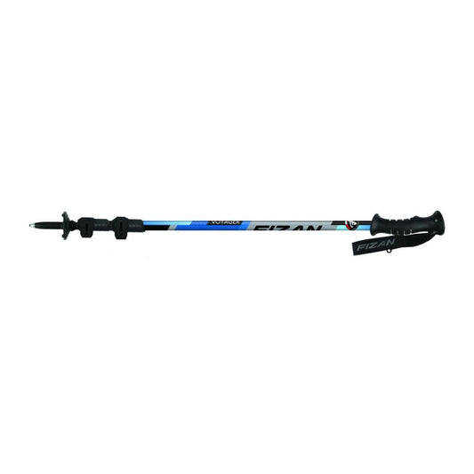 Fizan Voyager Trekking Poles w/ Flick Lock (Blue/Pair) stock photo