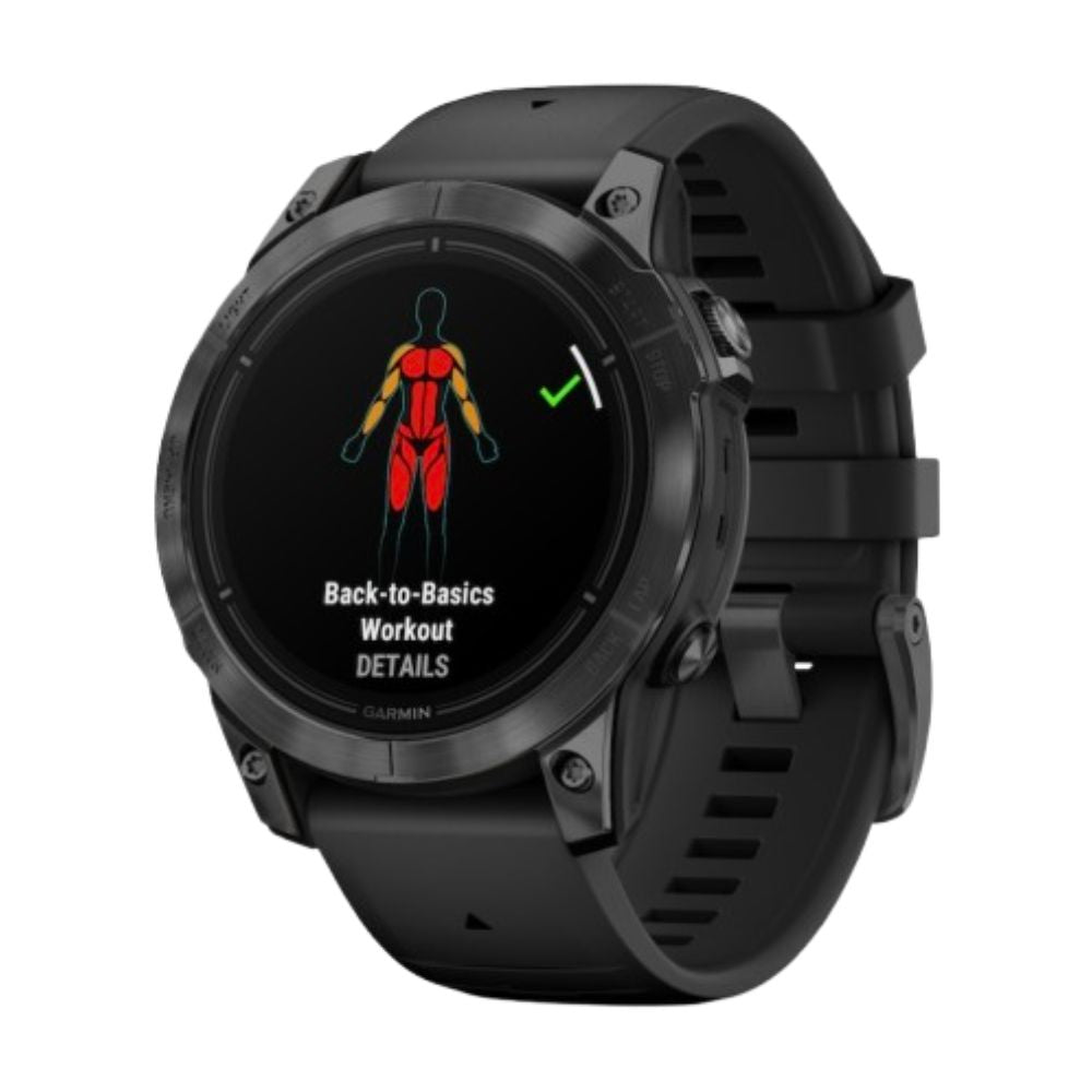 Garmin Epix Pro (Gen 2) Men's 47mm Black Strap Smartwatch workout screen