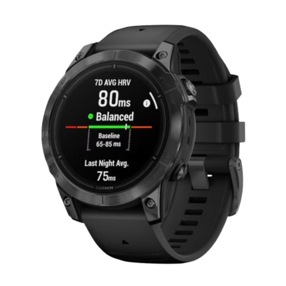 Garmin Epix Pro (Gen 2) Men's 47mm Black Strap Smartwatch HRV screen