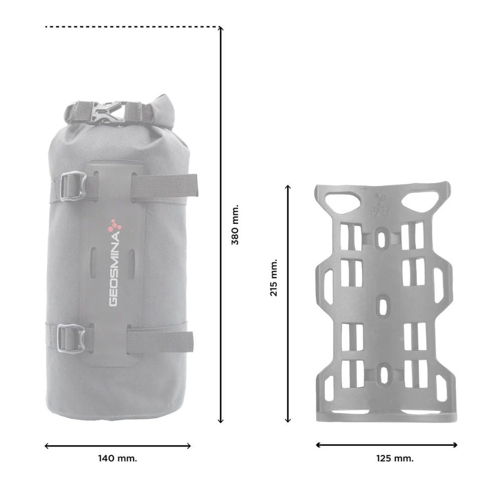 Geosmina Cargo Bag and Cage dimensions