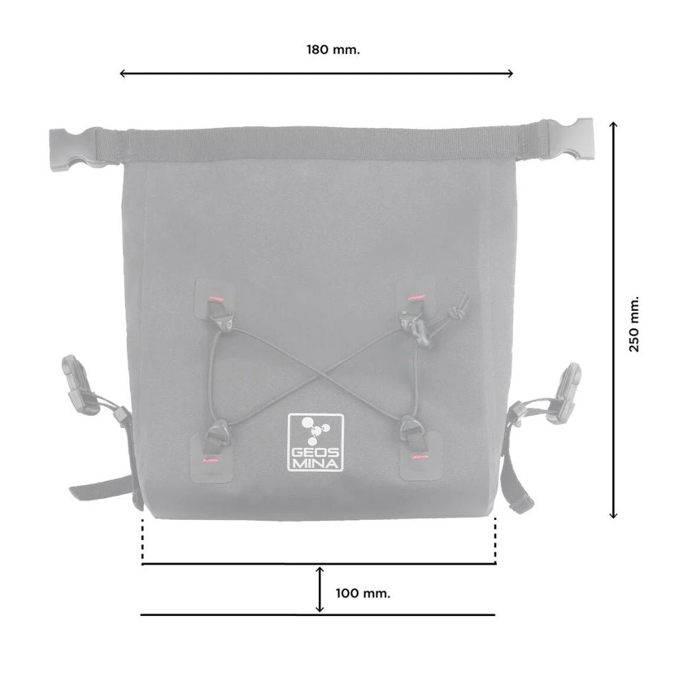 Geosmina Small Handlebar Bag dimensions