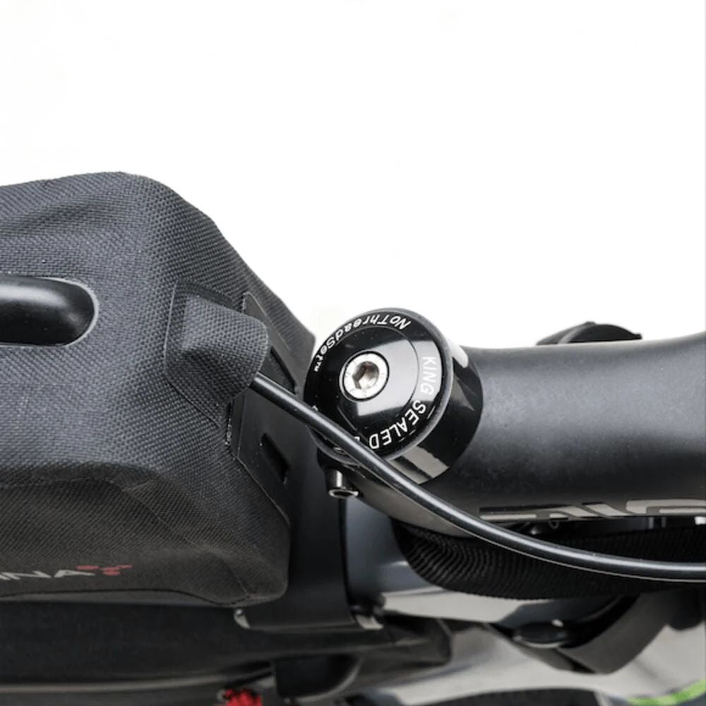 Geosmina Small Top Tube Bag on bike