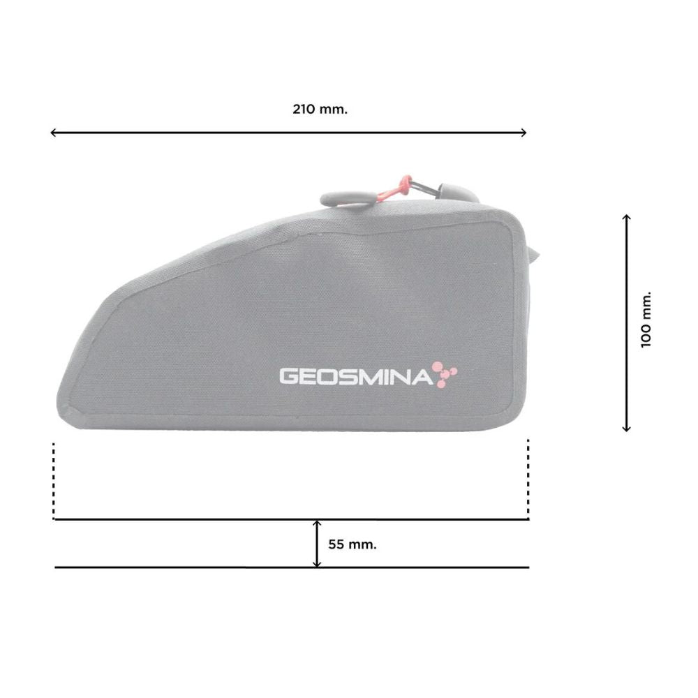 Geosmina Small Top Tube Bag (Bolt-On Version) dimensions