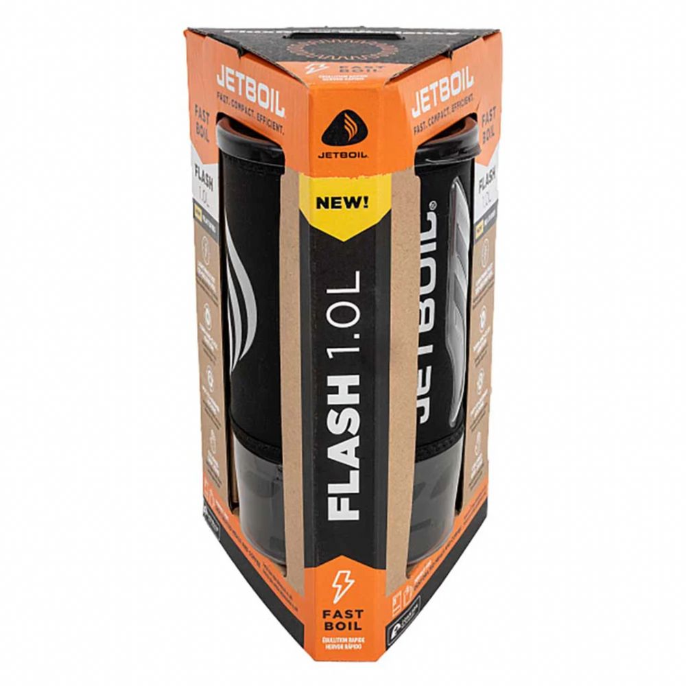 Jetboil Flash 1.0L packaging on a white background