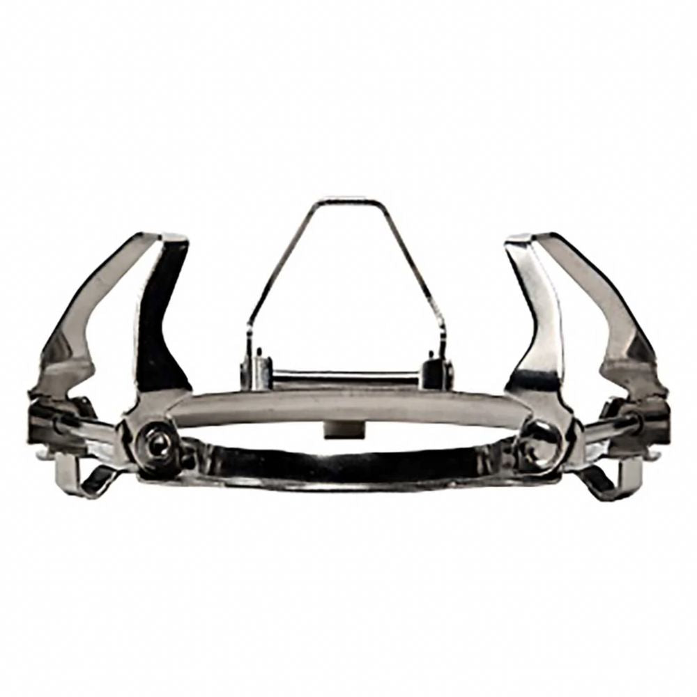 Metal Jetboil pot support on a white background