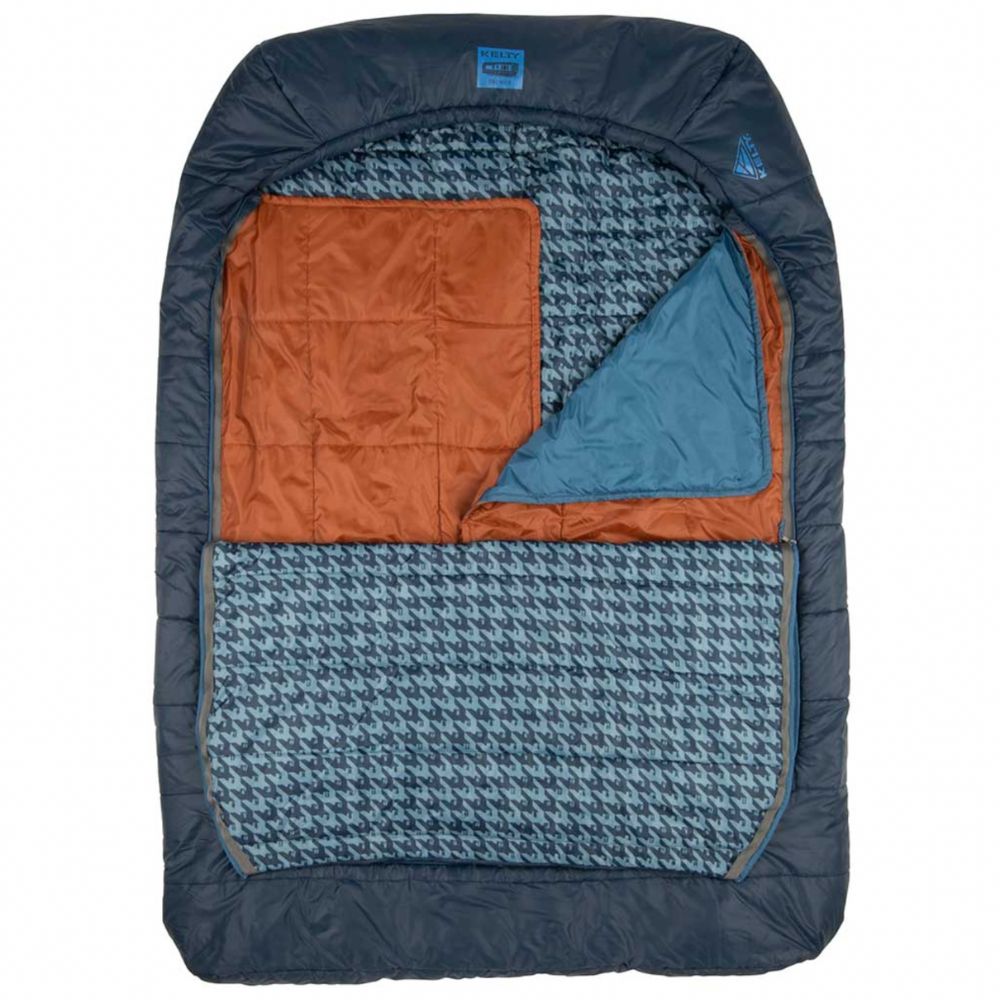 Kelty Tru.Comfort Doublewide 20 Degrees Sleeping Bag (Pageant Blue) open