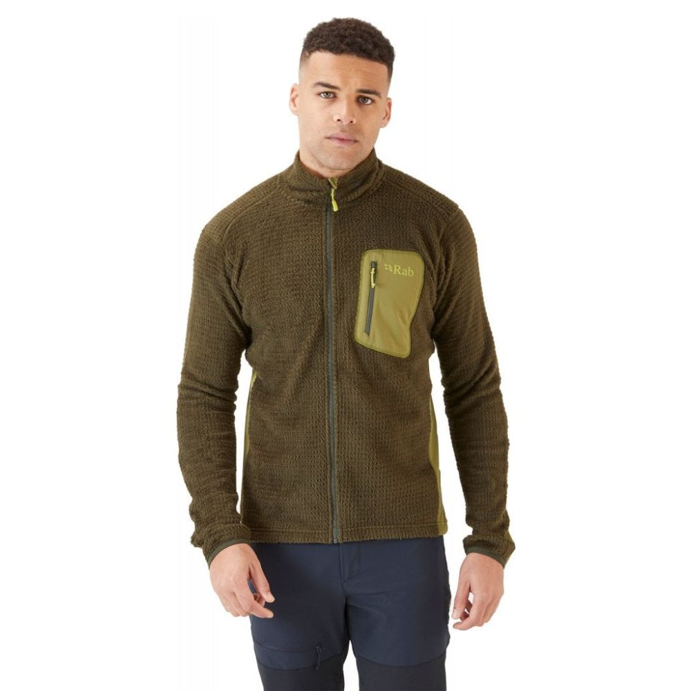 Rab Men's Alpha Flash Fleece Jacket being worn front
