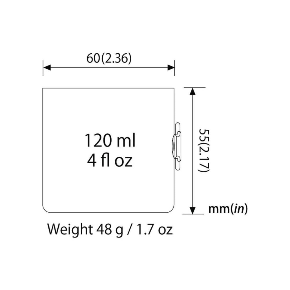 SOTO Aero Espresso Mug 120ml size