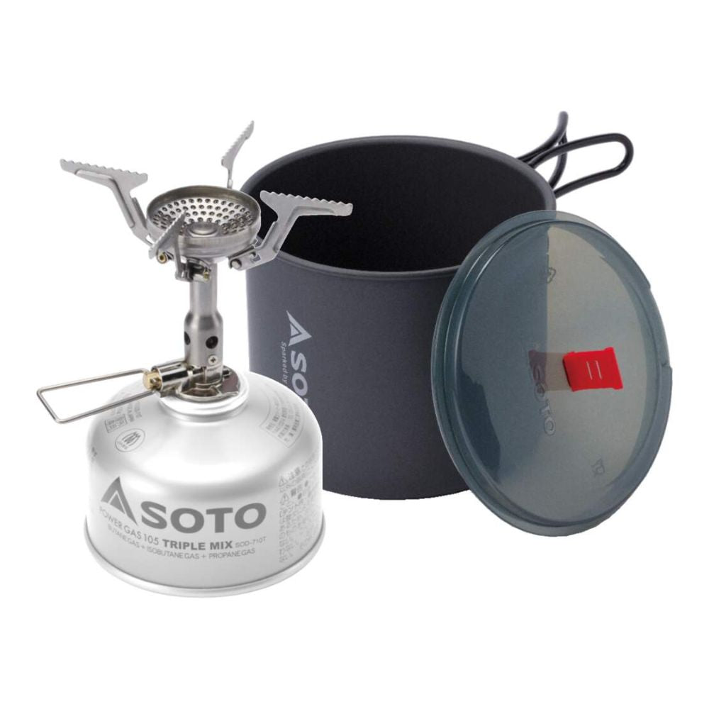 SOTO Amicus and New River Pot Combo stock image