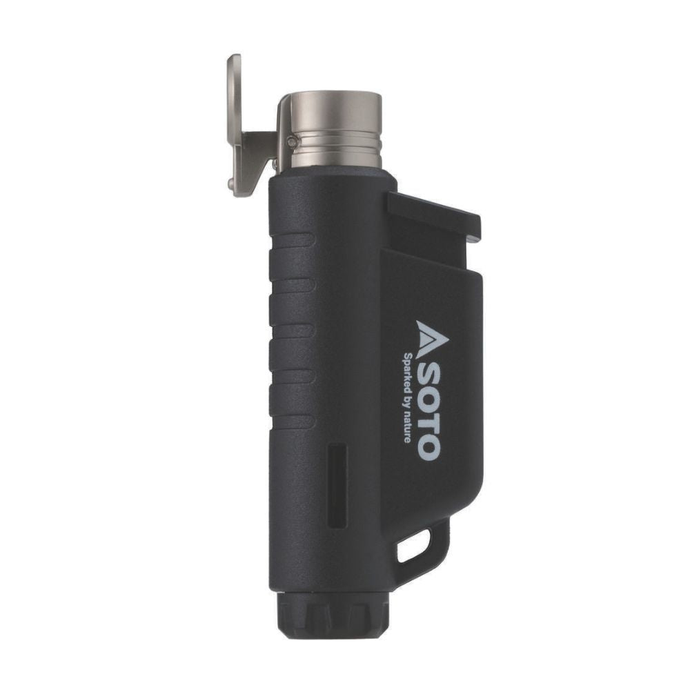 SOTO Micro Torch Vertical (Black) open