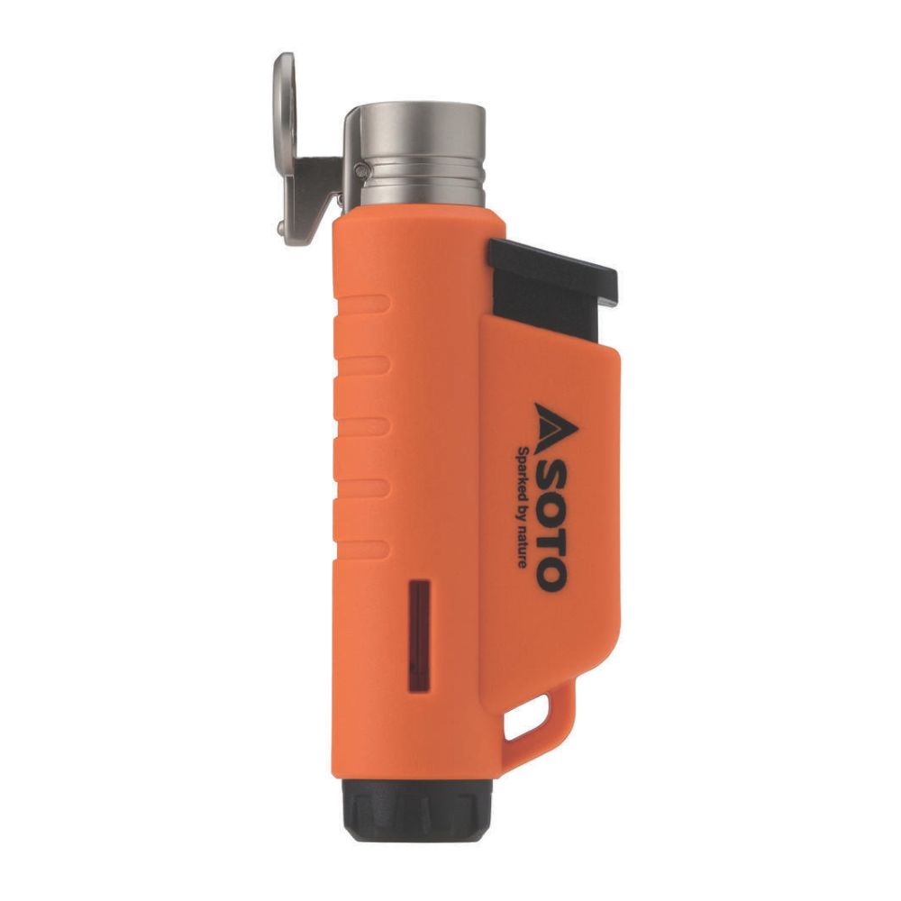 SOTO Micro Torch Vertical (Orange) open