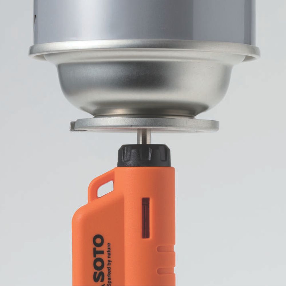 SOTO Micro Torch Vertical (Orange) refilling