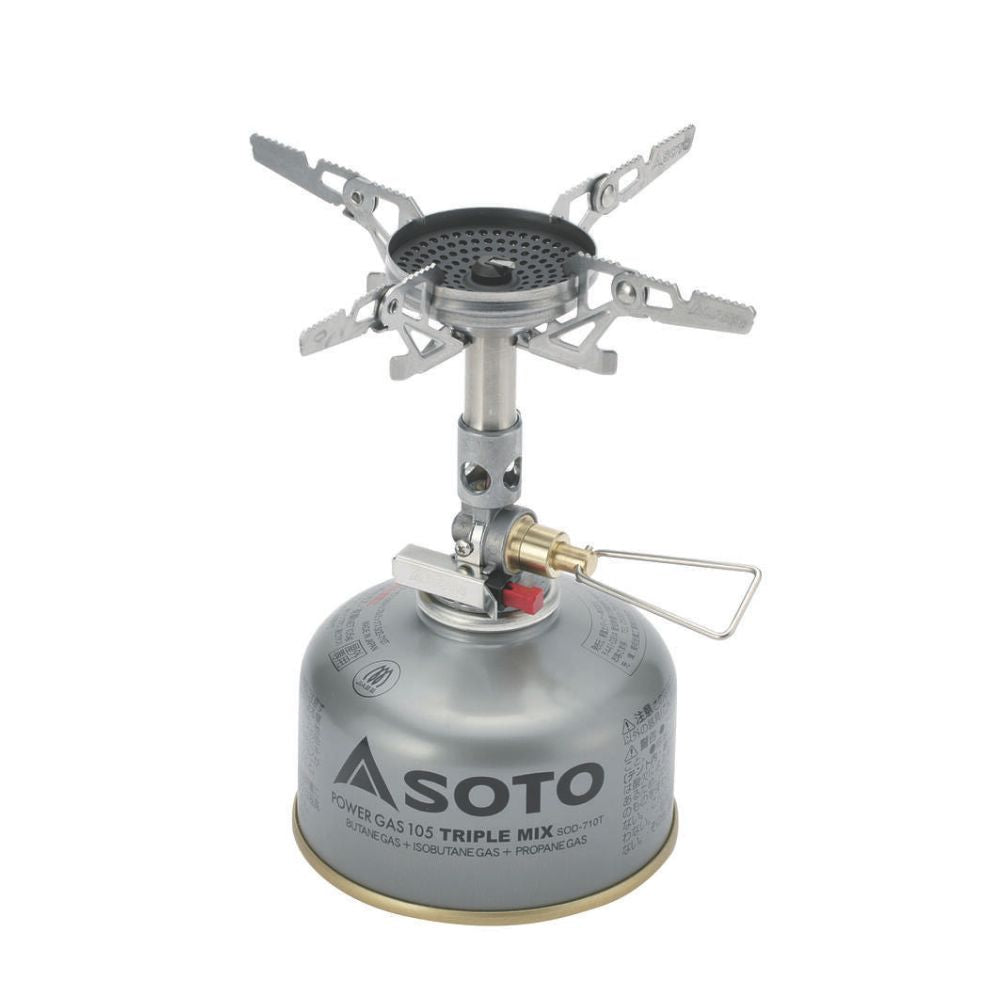 SOTO Windmaster Stove with 4Flex stock image