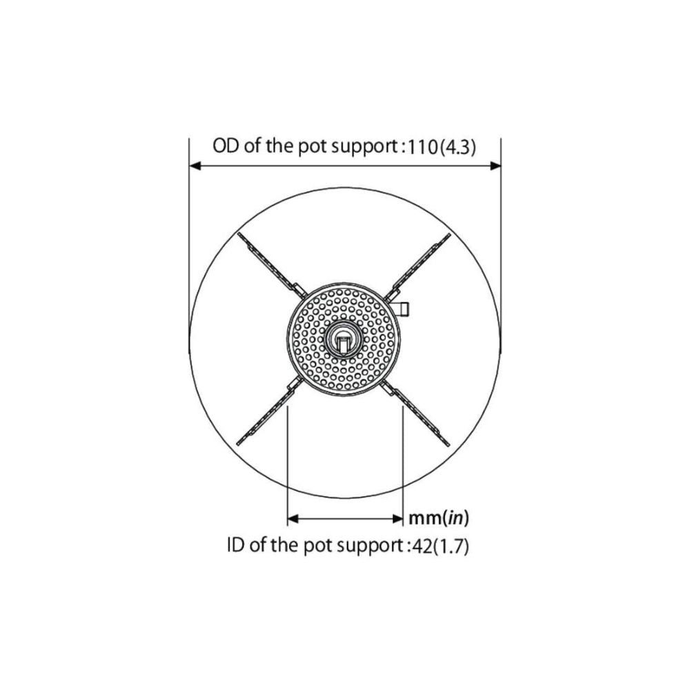 SOTO Amicus Gas Stove circumference