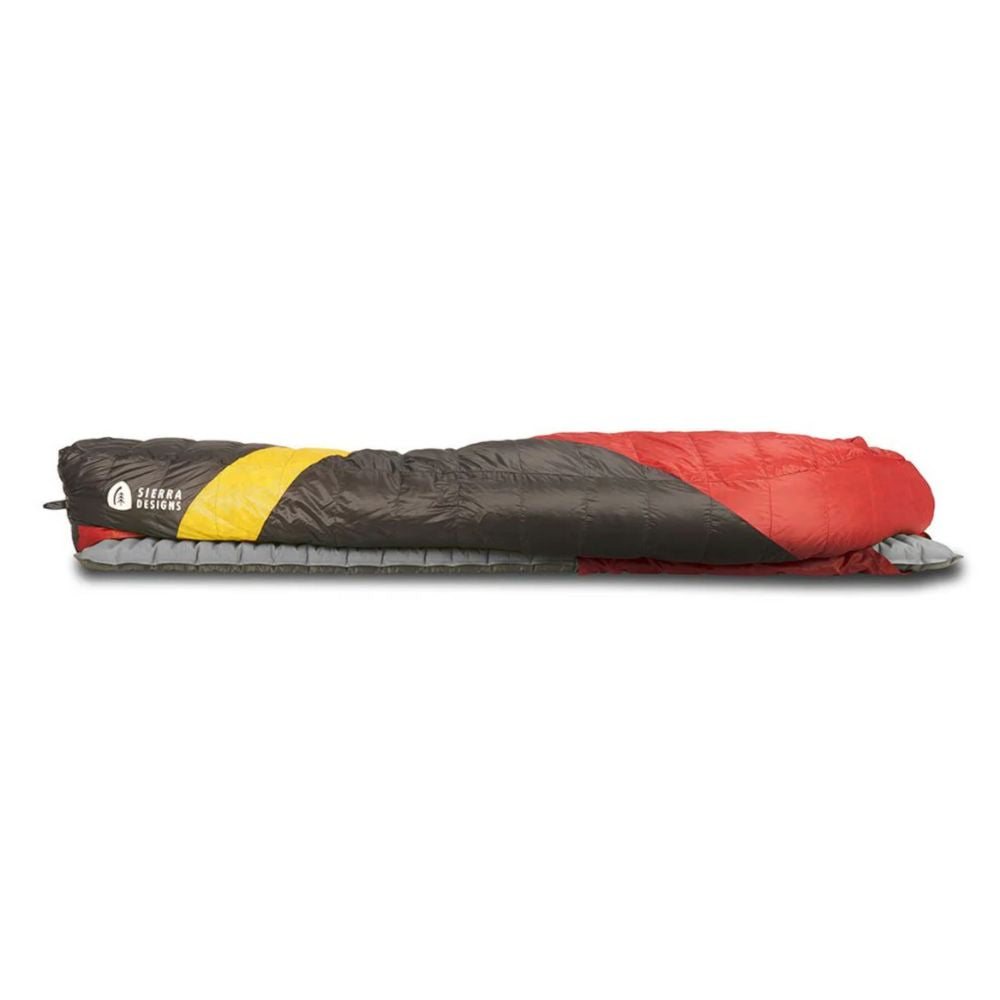 Sierra Designs Cloud 800 20 Degree Down Sleeping Bag (Regular/Long) lay flat