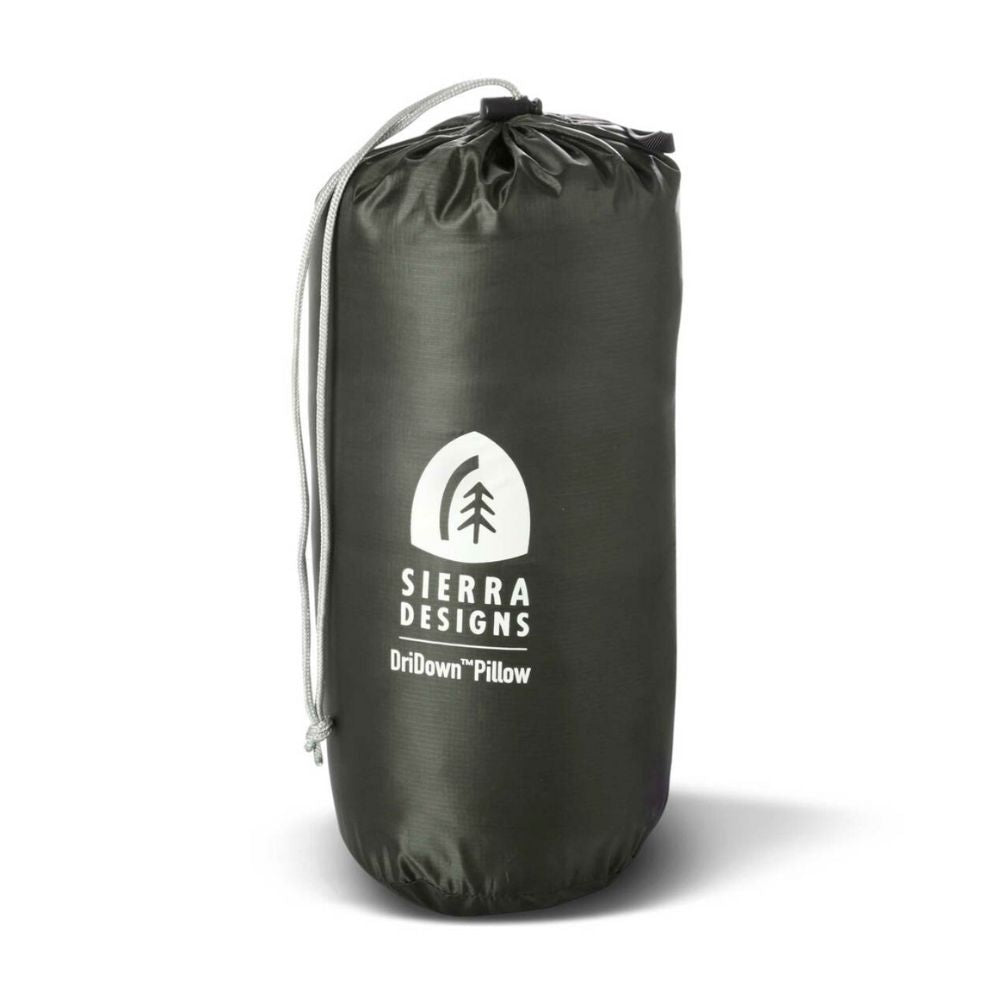 Sierra Designs DriDown Camping Pillow packed up