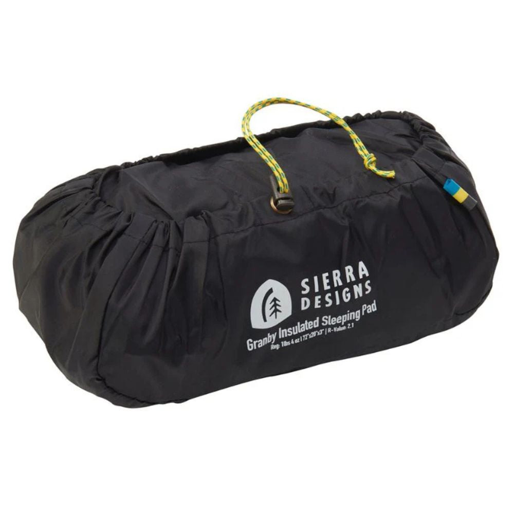 Sierra Designs Granby Insulated Sleeping Pad (Red) in bag