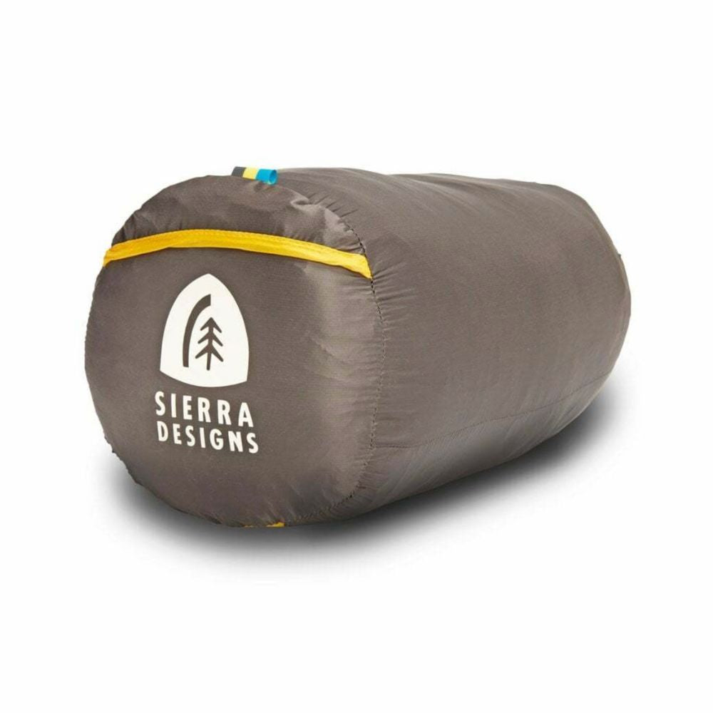 Sierra Designs Nitro 20 Degree Down Quilt Sleeping Bag in storage bag