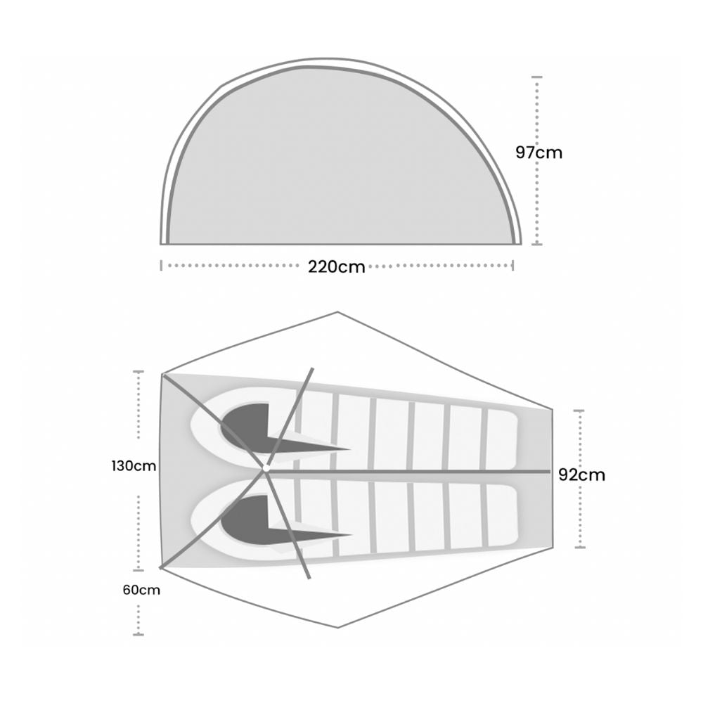 Terra Nova Solar Event 2 Tent size specification