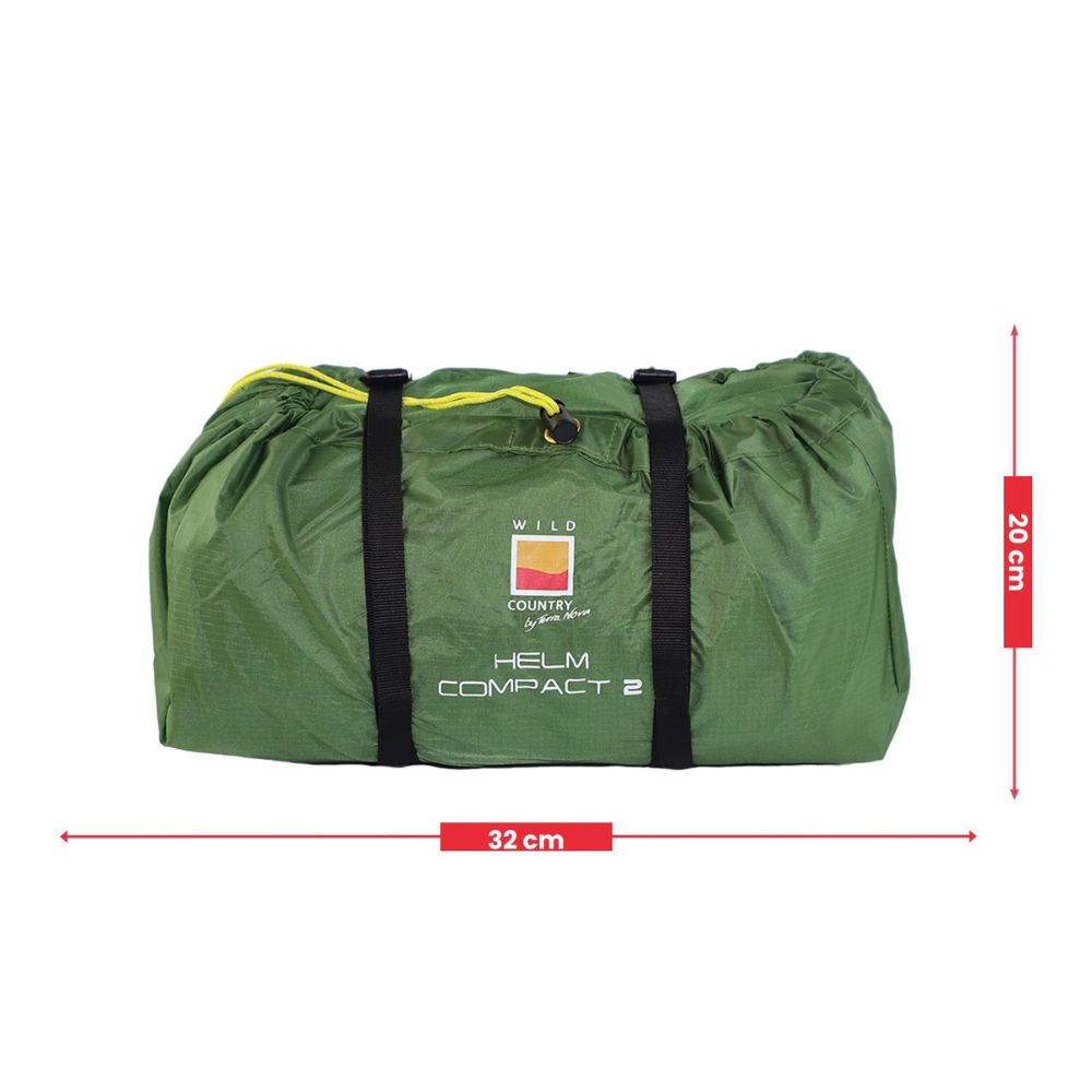 Wild Country Helm Compact 2 Tent bag size