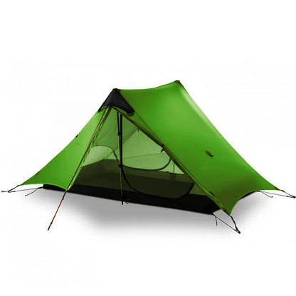 FLAME’S CREED Lanshan 2 Person Ultralight Backpacking Tent (Green, 15D)