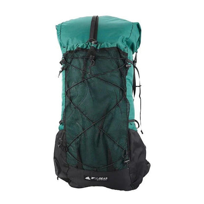 3F UL GEAR Qidian 40+16 Ultralight Hiking Backpack Green back