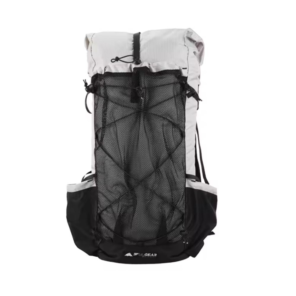 3F UL GEAR Qidian 40+16 Ultralight Hiking Backpack Grey back