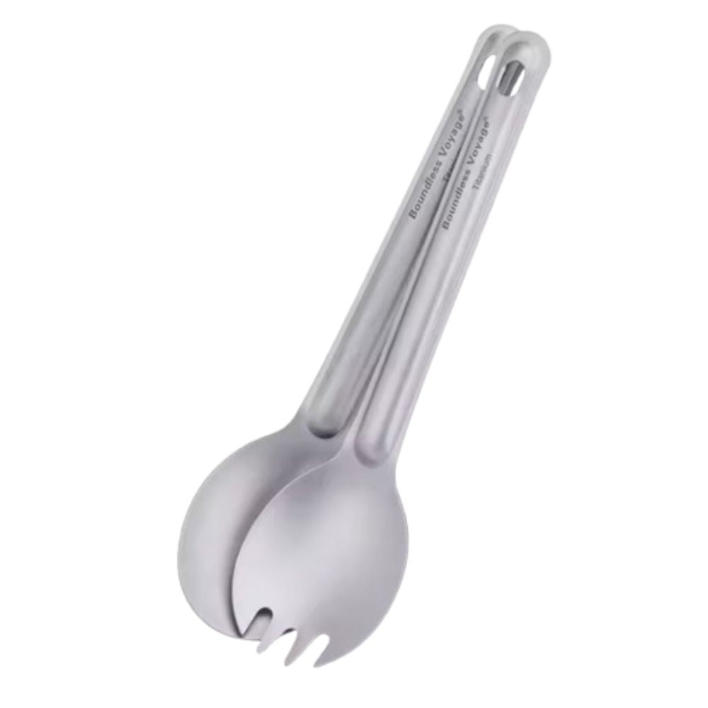 Boundless Voyage Titanium Cutlery Spoon and Spork Set 1