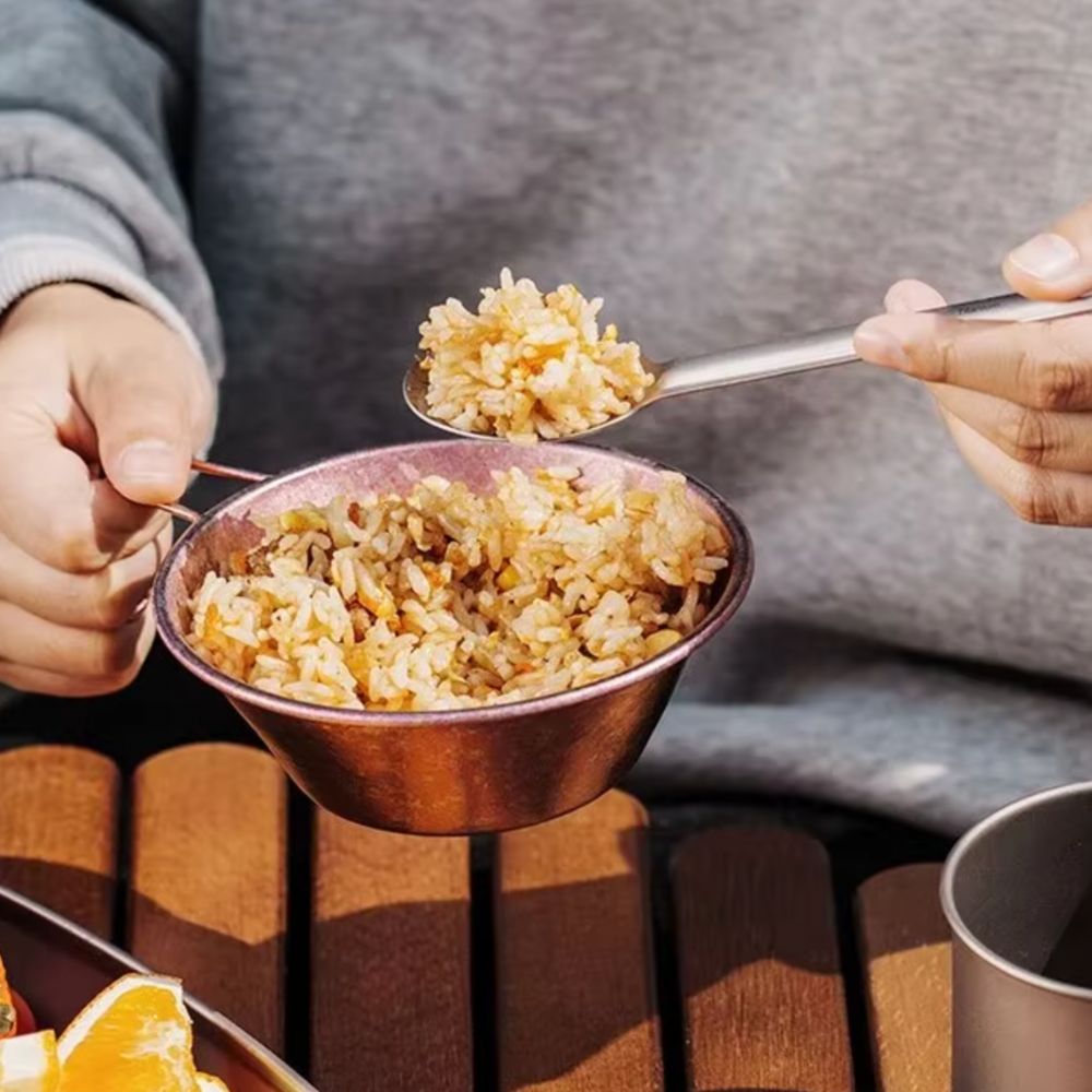 Boundless Voyage Titanium Cutlery Spoon and Spork Set 4