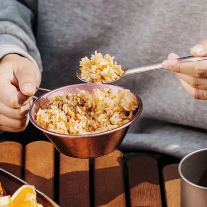 Boundless Voyage Titanium Cutlery Spoon and Spork Set 4