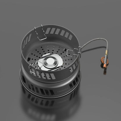 Firemaple Cooking Kit with Gas Burner from top